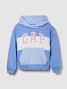 GAP Detská mikina s logom a fleece GAP