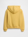 GAP Detská mikina s logom a fleece GAP
