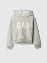 GAP Detská mikina s logom a fleece GAP