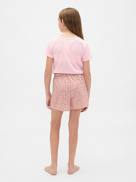 GAP Detské pyžamové flanelové kraťasy GAP