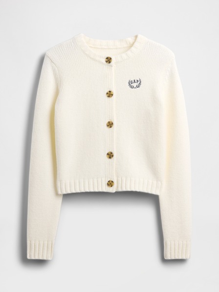 GAP Detský crop kardigán CashSoft GAP