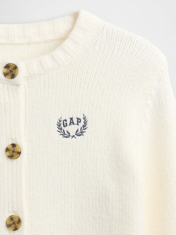 GAP Detský crop kardigán CashSoft GAP