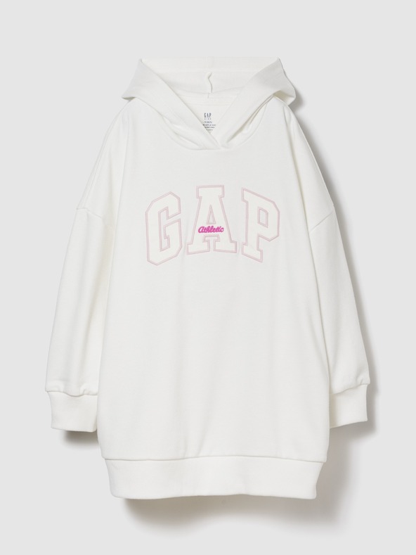 GAP Detské mikinové oversize šaty VintageSoft GAP