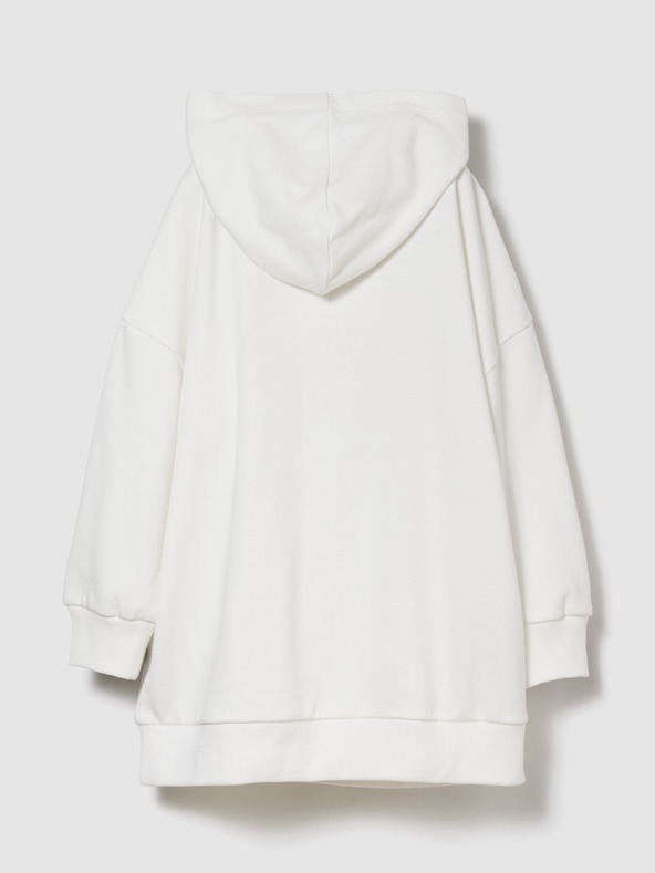 GAP Detské mikinové oversize šaty VintageSoft GAP