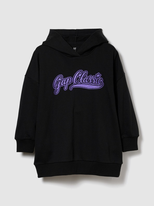 GAP Detské mikinové oversize šaty VintageSoft GAP