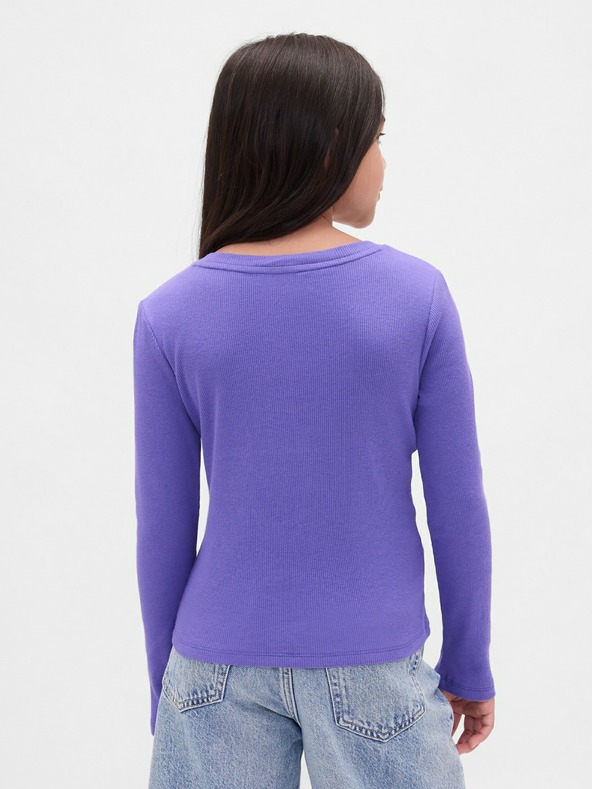 GAP Detské rebrované tričko GAP