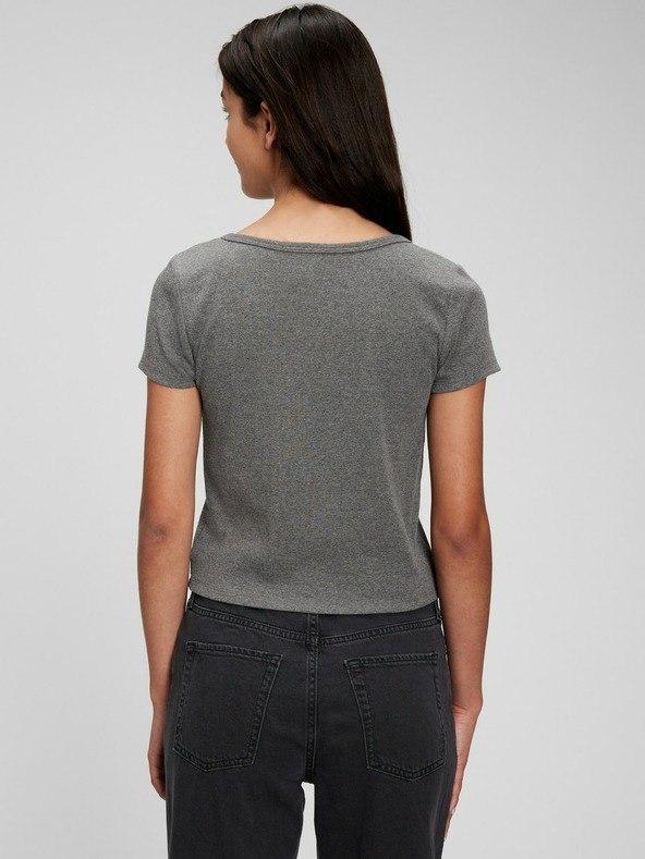 GAP Detské rebrované tričko GAP