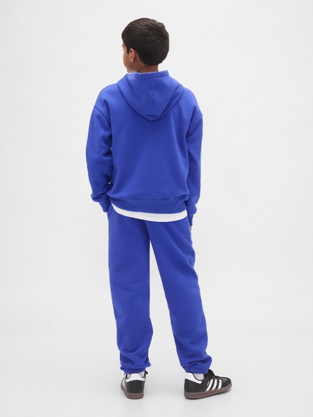 GAP Detské tepláky fleece logo army GAP