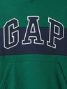 GAP Detská mikina s logom a fleece GAP