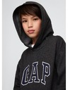 GAP Detská mikina s logom a fleece GAP