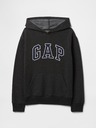 GAP Detská mikina s logom a fleece GAP