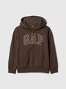 GAP Detská mikina s logom a fleece GAP