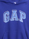 GAP Detská mikina s logom a fleece GAP