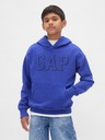 GAP Detská mikina s logom a fleece GAP