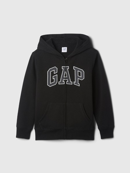 GAP Detská zateplená sherpa mikina GAP