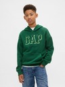 GAP Detská mikina s logom a fleece GAP