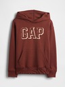 GAP Detská mikina s logom a fleece GAP