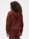 GAP Detská mikina s logom a fleece GAP