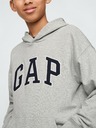 GAP Detská mikina s logom a fleece GAP