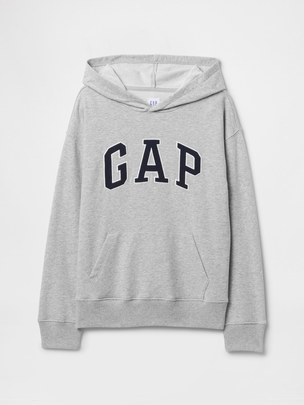 GAP Detská mikina s logom a fleece GAP