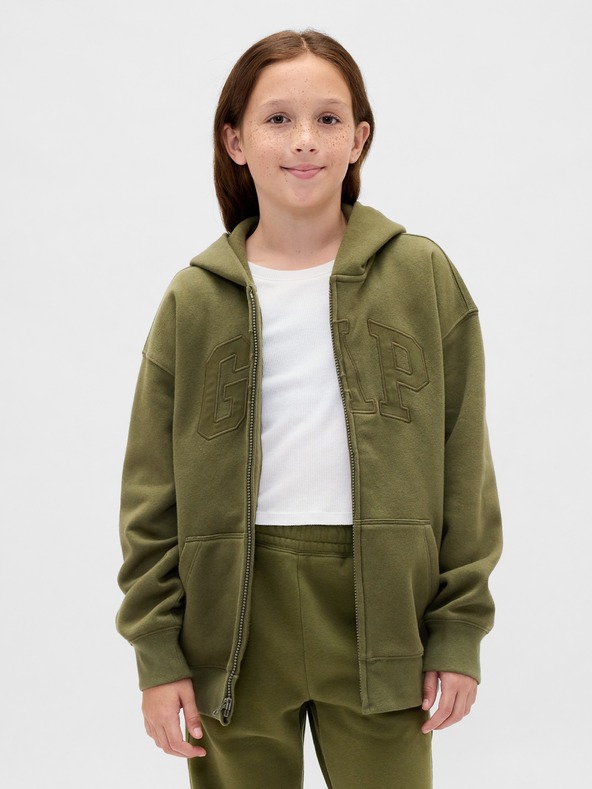 GAP Detská mikina s logom VintageSoft Unisex GAP