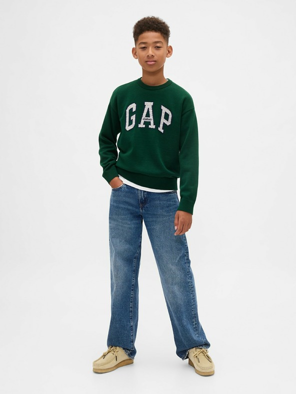 GAP Detský sveter s logom GAP