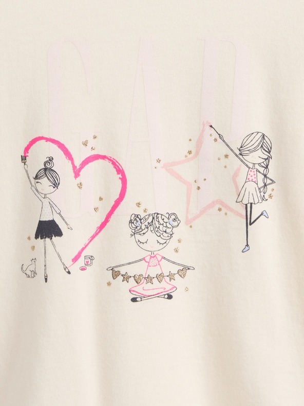 GAP Baby tričko s logom GAP