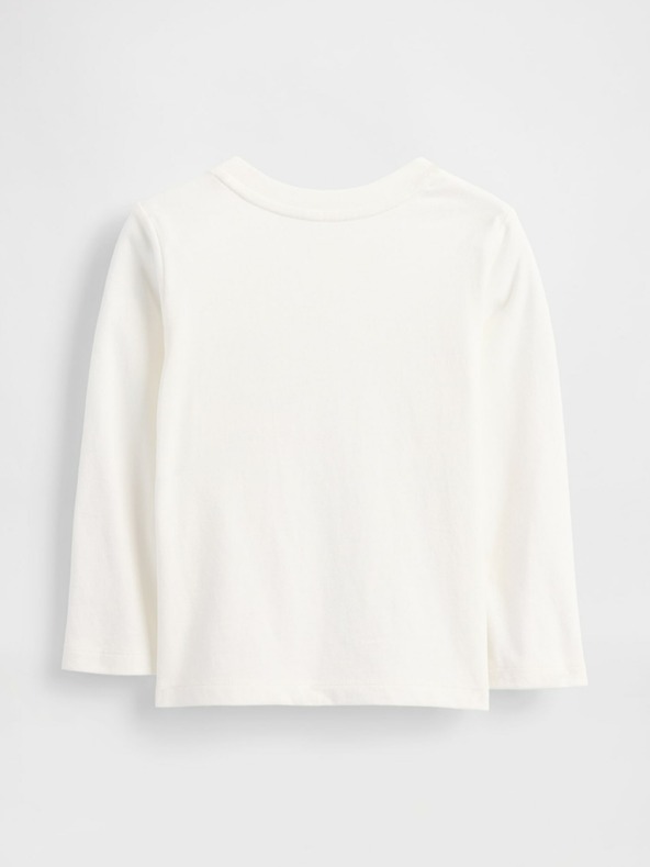 GAP Baby tričko s vreckom GAP