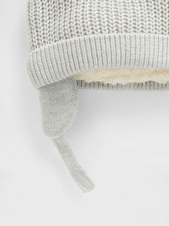 GAP Baby zateplená sherpa čiapka Unisex GAP