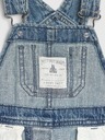 GAP Baby džínsy organic cotton overalls GAP