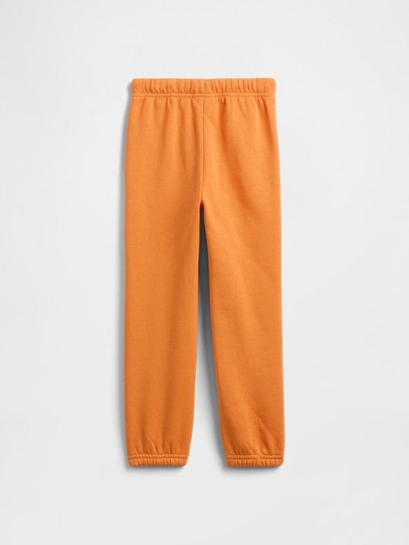 GAP Detské tepláky fleece logo army GAP