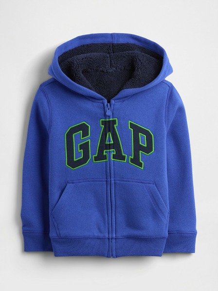 GAP Baby zateplená mikina Logo Sherpa GAP