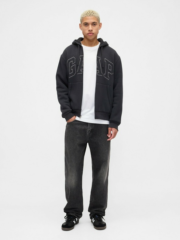 GAP Zateplená mikina s logom GAP