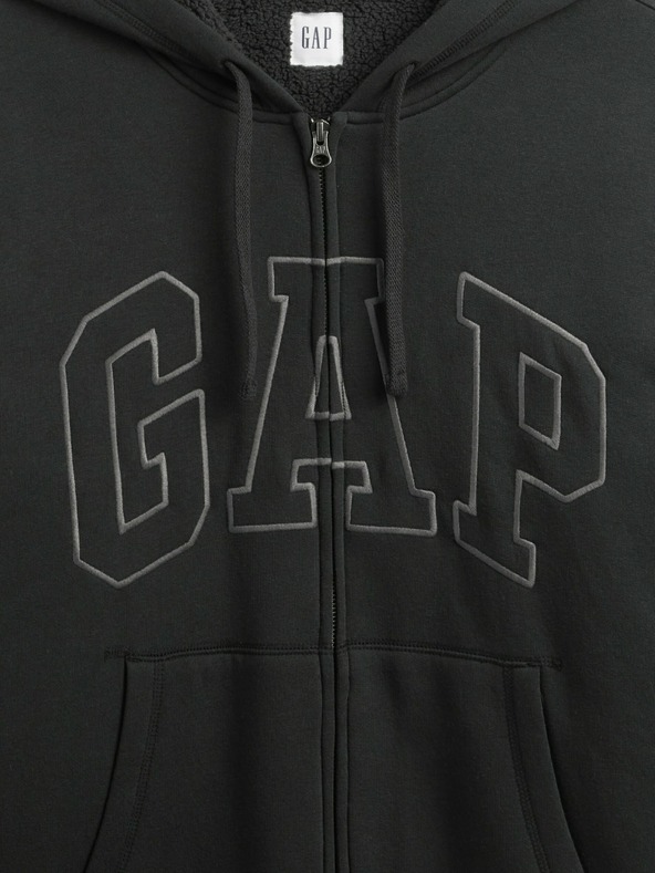 GAP Zateplená mikina s logom GAP