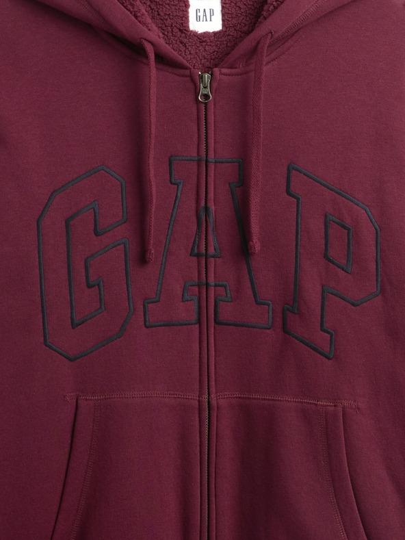 GAP Zateplená mikina s logom GAP