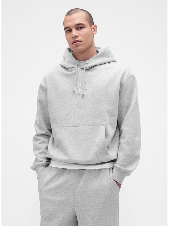 GAP Oversize mikina s logom Heavyweight GAP