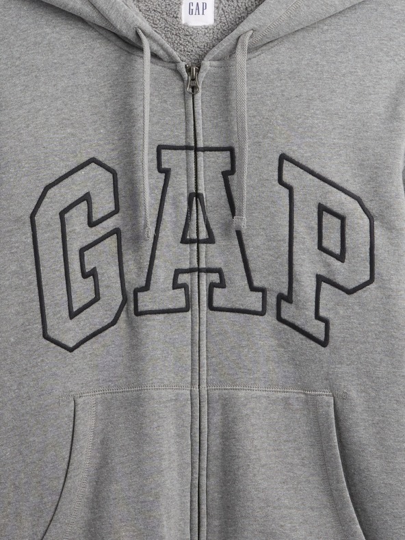 GAP Zateplená mikina s logom GAP