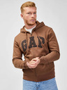 GAP Mikina s logom a kapucňou fleece GAP