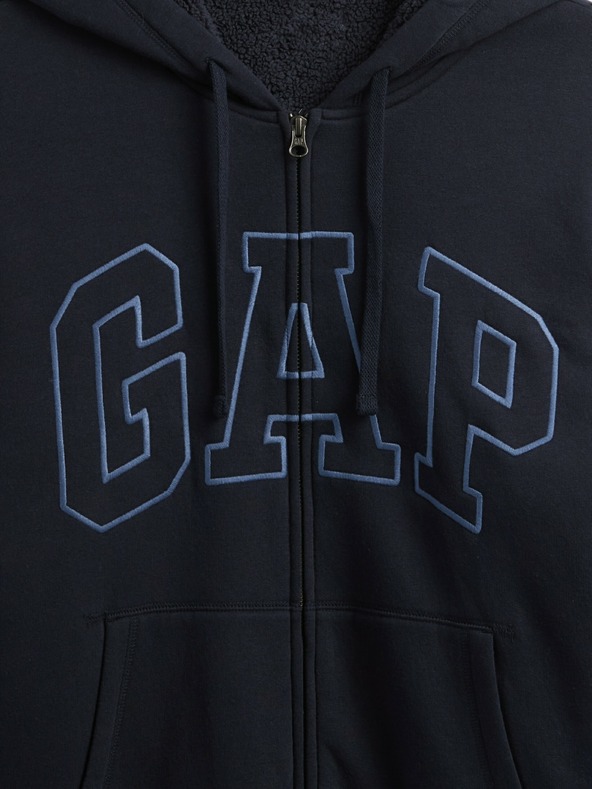 GAP Zateplená mikina s logom GAP
