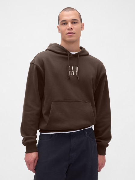 GAP Oversize mikina s logom Heavyweight GAP