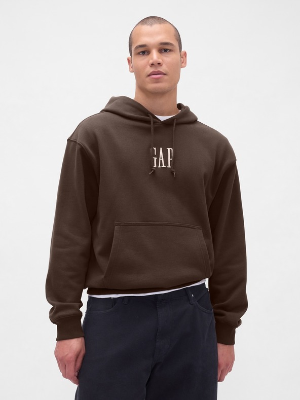 GAP Oversize mikina s logom Heavyweight GAP