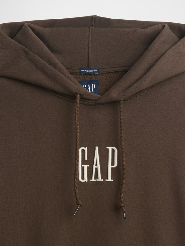 GAP Oversize mikina s logom Heavyweight GAP
