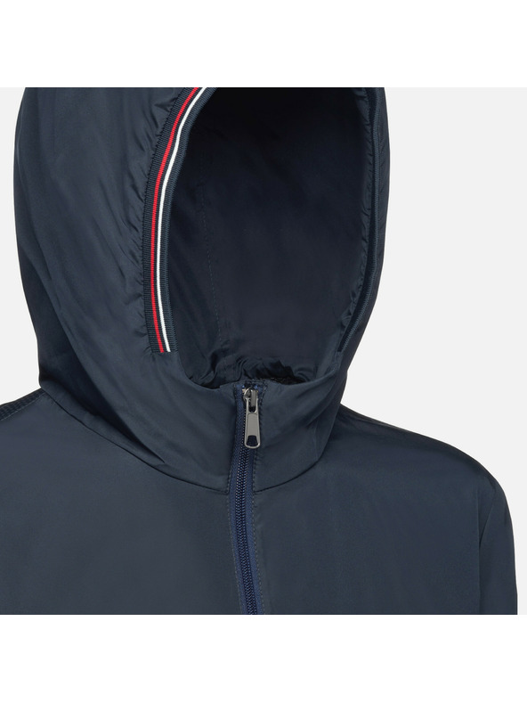 Geox Tmavomodrá pánska bunda Geox Jharrod