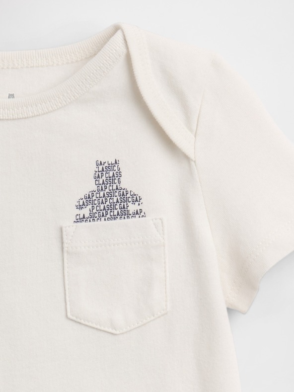 GAP Baby body s medvedíkom GAP