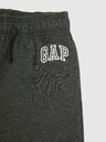 GAP Detské tepláky fleece logo army GAP