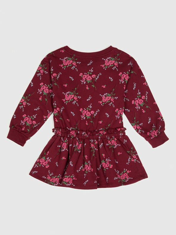 GAP Baby mikinové šaty s logom GAP