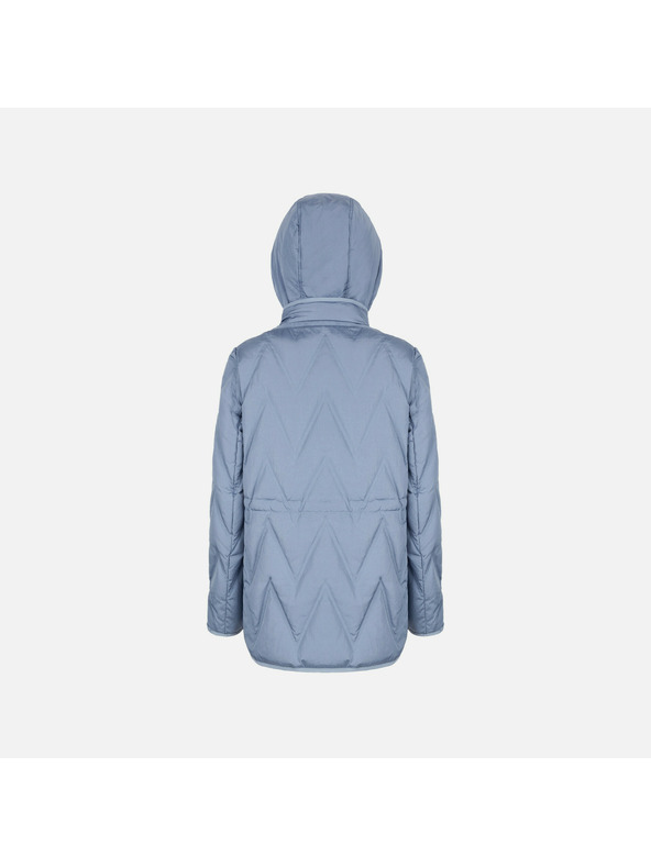 Geox Svetlo modré dámske páperové bundy Geox Plummery