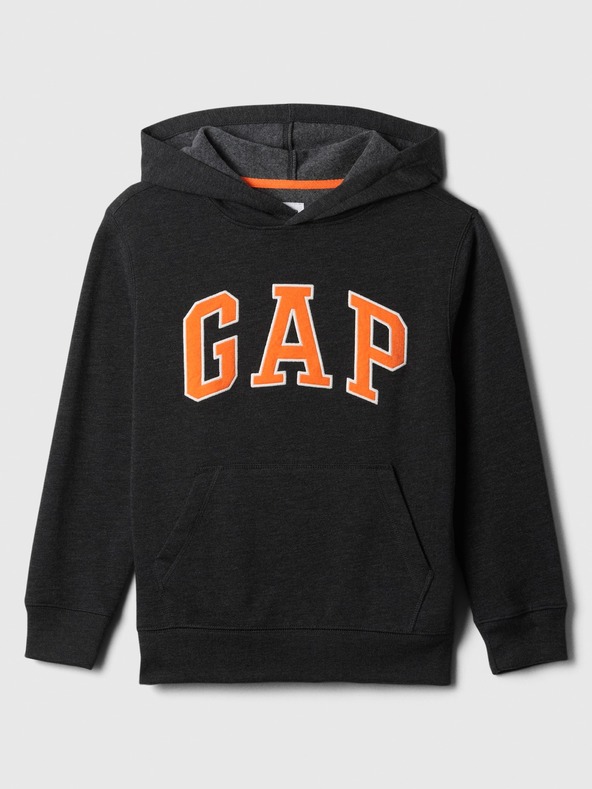 GAP Detská mikina s logom a fleece GAP