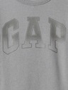 GAP Detská mikina s logom a fleece GAP