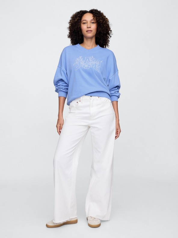 GAP Oversize mikina s logom GAP